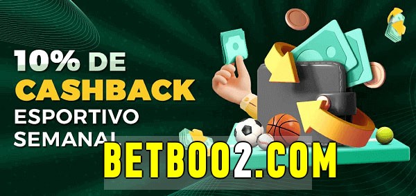 10% de bônus de cashback na Betboo